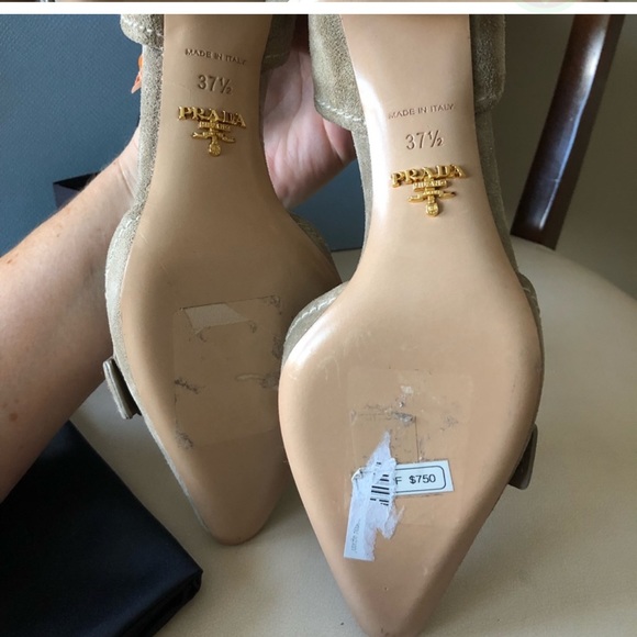 Prada Calzature Donna Suede Shoes - Picture 3 of 8